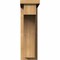 Ekena Millwork Huntington Smooth Corbel w/Backplate, Western Red Cedar, 5 1/2"W x 14"D x 18"H COR06X14X18HUN01SWR - alternate 3